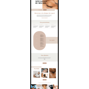 Template WordPress esthéticienne maquilleuse makeup artist beauté
